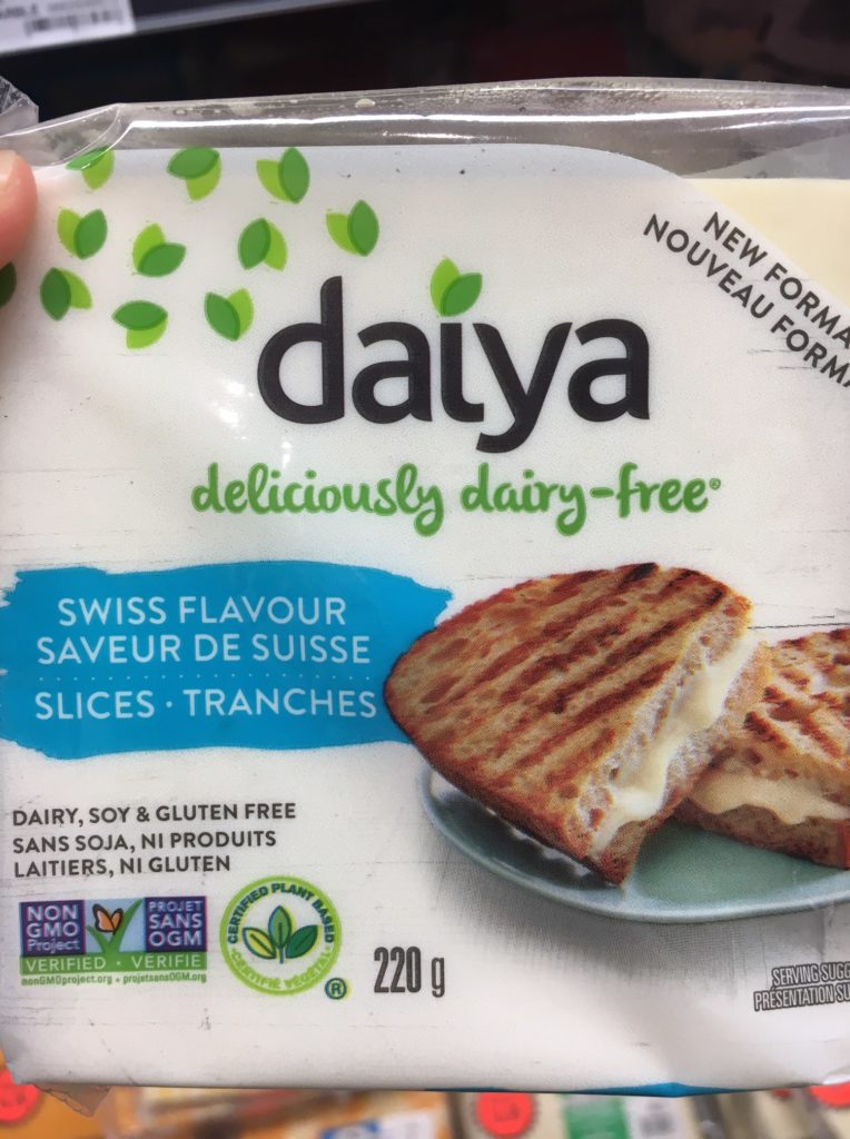 An image of daiya swiss cheese